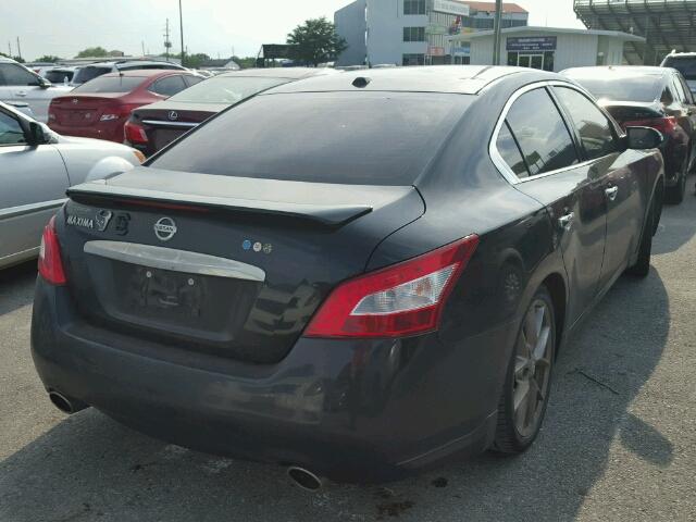 1N4AA5AP1BC861138 - 2011 NISSAN MAXIMA S BLACK photo 4