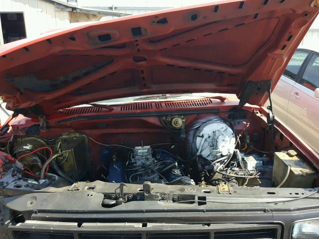 1FTFF25H1ENA66425 - 1984 FORD F250 RED photo 7
