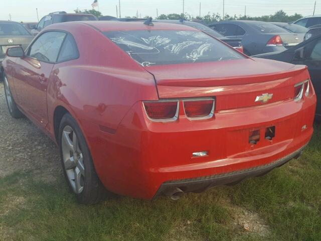 2G1FA1E30D9141347 - 2013 CHEVROLET CAMARO LS RED photo 3