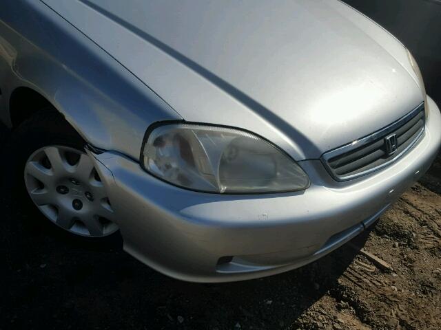 2HGEJ6511YH924348 - 2000 HONDA CIVIC SE SILVER photo 9