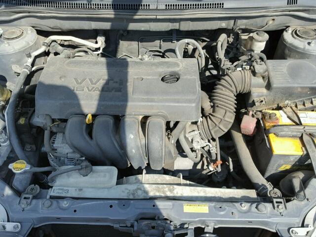 1NXBR32E06Z754442 - 2006 TOYOTA COROLLA GRAY photo 7