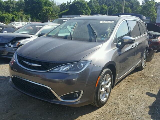 2C4RC1GG0HR670172 - 2017 CHRYSLER PACIFICA L CHARCOAL photo 2
