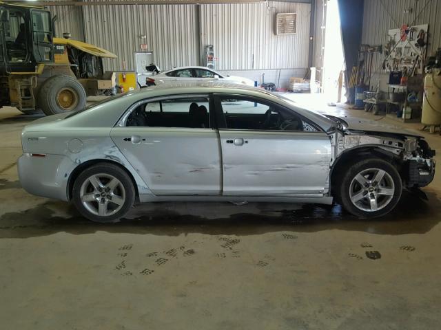 1G1ZC5EB4AF124477 - 2010 CHEVROLET MALIBU 1LT SILVER photo 9