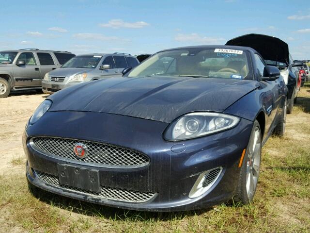 SAJWA4GB1FLB55691 - 2015 JAGUAR XK BLUE photo 2