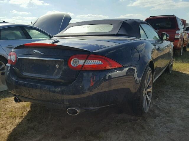 SAJWA4GB1FLB55691 - 2015 JAGUAR XK BLUE photo 4