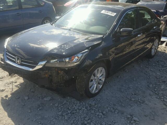 1HGCR2F81EA234713 - 2014 HONDA ACCORD EXL BLACK photo 2