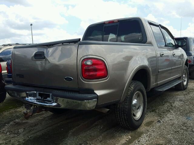 1FTRW08L71KA85235 - 2001 FORD F150 SUPER BEIGE photo 4