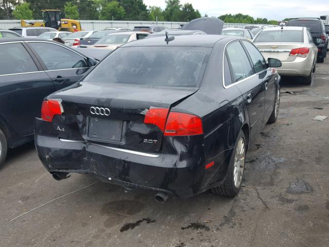 WAUAF78E06A131831 - 2006 AUDI A4 2 BLACK photo 4