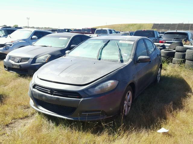 1C3CDFBB1FD420519 - 2015 DODGE DART GRAY photo 2