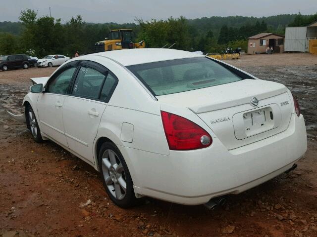 1N4BA41EX4C908618 - 2004 NISSAN MAXIMA SE WHITE photo 3