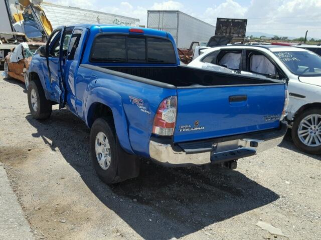 5TETU62NX8Z476782 - 2008 TOYOTA TACOMA PRE BLUE photo 3