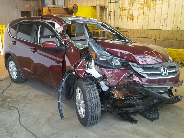 5J6RM4H52EL033388 - 2014 HONDA CR-V MAROON photo 1