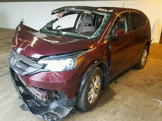 5J6RM4H52EL033388 - 2014 HONDA CR-V MAROON photo 2