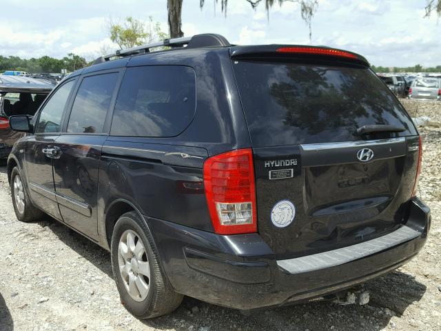 KNDMC233276024107 - 2007 HYUNDAI ENTOURAGE BLACK photo 3