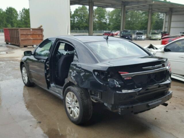 1C3CCBAB6CN271477 - 2012 CHRYSLER 200 LX BLACK photo 3