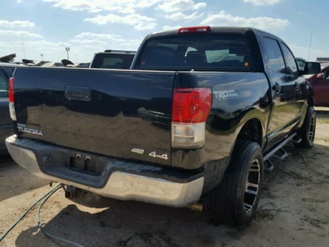 5TFDW5F14CX213915 - 2012 TOYOTA TUNDRA BLACK photo 4