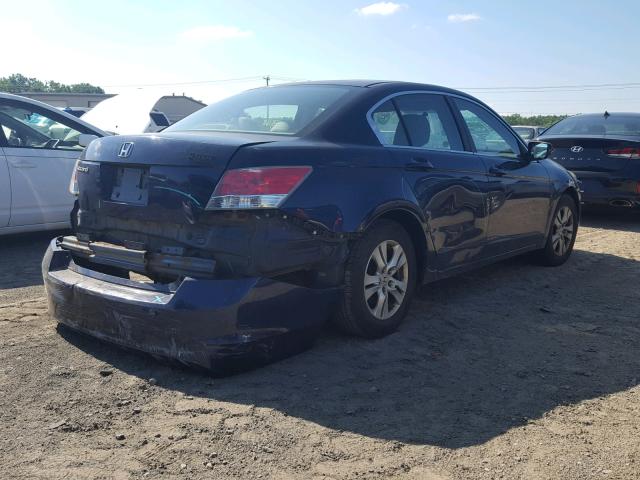 1HGCP26498A085751 - 2008 HONDA ACCORD LXP BLUE photo 4