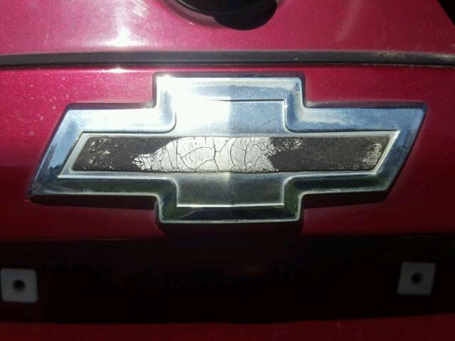 1GNDS13S682254091 - 2008 CHEVROLET TRAILBLAZE RED photo 9