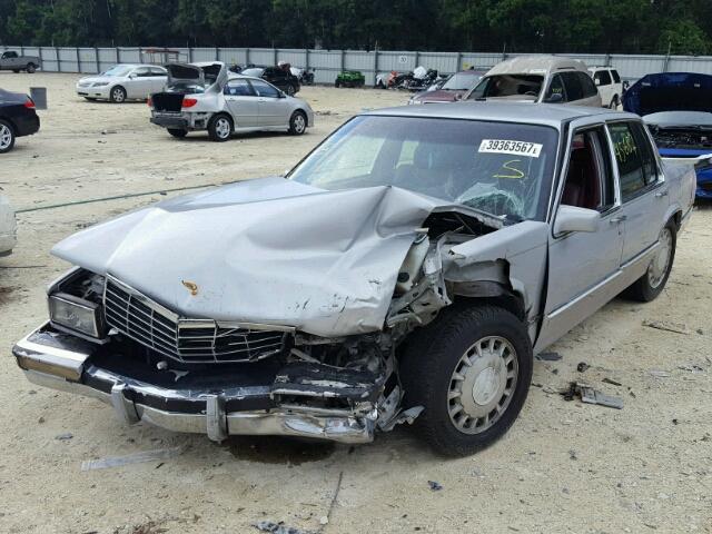 1G6CD53B3P4232352 - 1993 CADILLAC DEVILLE SILVER photo 2