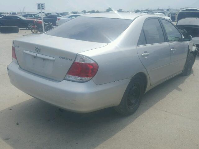4T1BE32K56U136051 - 2006 TOYOTA CAMRY LE SILVER photo 4