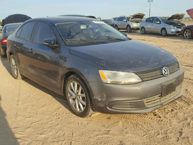 3VWDX7AJ6BM365387 - 2011 VOLKSWAGEN JETTA SE CHARCOAL photo 1