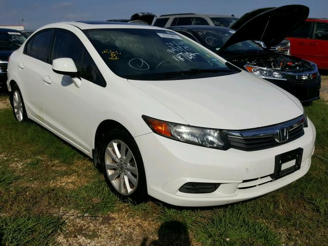 2HGFB2F85CH329596 - 2012 HONDA CIVIC WHITE photo 1