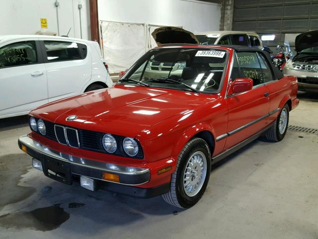 WBABB2304H1944347 - 1987 BMW 325 I AUTO RED photo 2