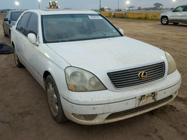 JTHBN30F430104929 - 2003 LEXUS LS WHITE photo 1