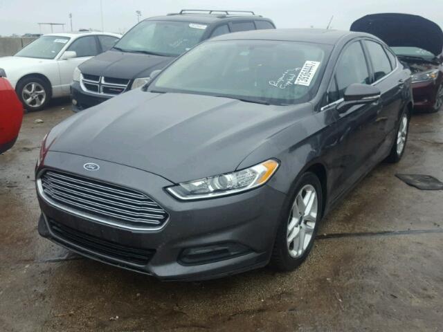 3FA6P0HD2GR190736 - 2016 FORD FUSION SE BLACK photo 2