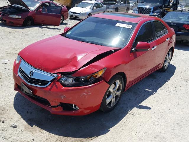 JH4CU2F68DC012487 - 2013 ACURA TSX TECH RED photo 2