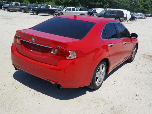 JH4CU2F68DC012487 - 2013 ACURA TSX TECH RED photo 4