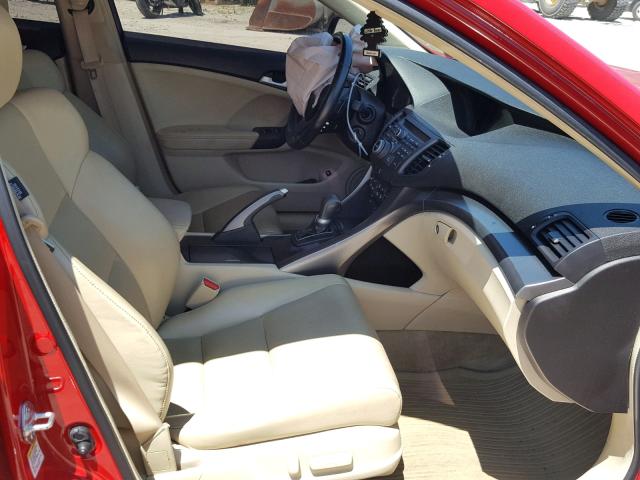 JH4CU2F68DC012487 - 2013 ACURA TSX TECH RED photo 5