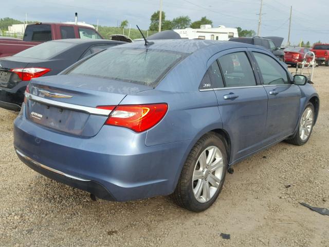 1C3BC1FB6BN612230 - 2011 CHRYSLER 200 TOURIN BLUE photo 4