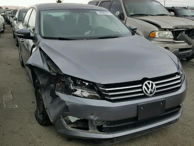 1VWAT7A38FC076857 - 2015 VOLKSWAGEN PASSAT S ნაცრისფერი ფოტო 1