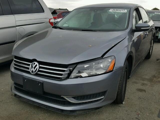 1VWAT7A38FC076857 - 2015 VOLKSWAGEN PASSAT S ნაცრისფერი ფოტო 2