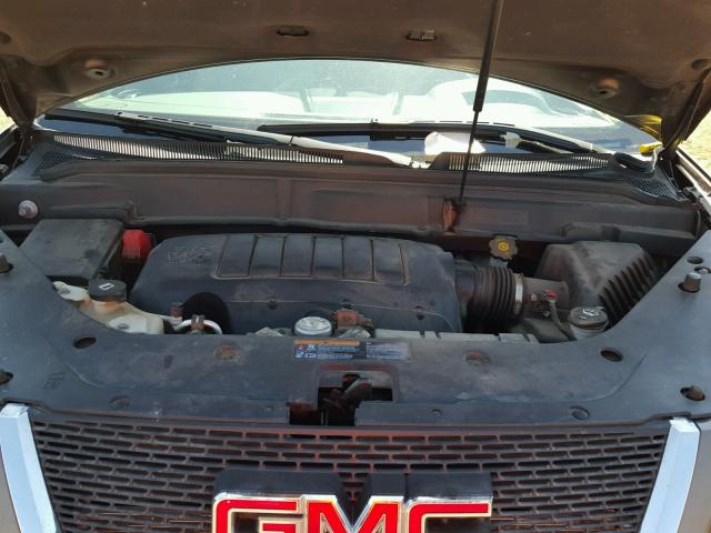 1GKKVRED9CJ170595 - 2012 GMC ACADIA SLT ყავისფერი ფოტო 7