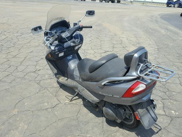 JS1CK43A962103086 - 2006 SUZUKI AN400 K3 GRAY photo 3