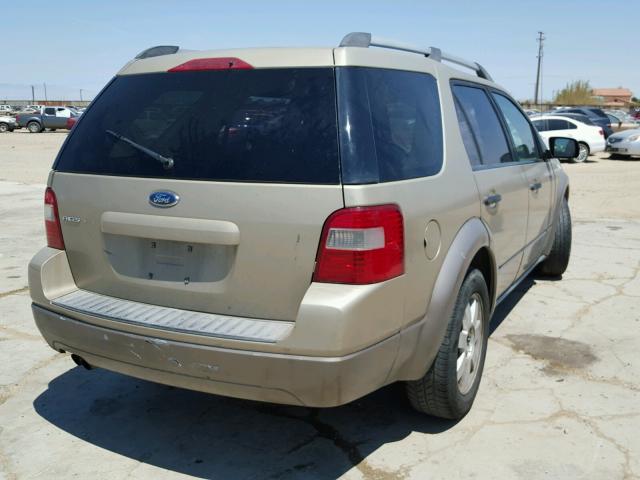 1FMZK01106GA22715 - 2006 FORD FREESTYLE GOLD photo 4