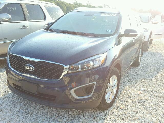 5XYPG4A33GG025957 - 2016 KIA SORENTO BLUE photo 2