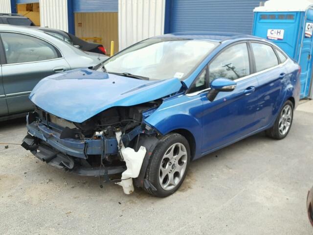 3FADP4CJXBM102050 - 2011 FORD FIESTA BLUE photo 2