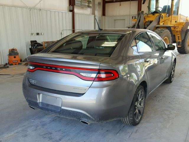 1C3CDFBA6DD331369 - 2013 DODGE DART SXT SILVER photo 4