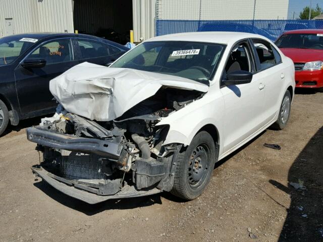 3VW1K7AJ2DM261418 - 2013 VOLKSWAGEN JETTA BASE 白色 照片 2