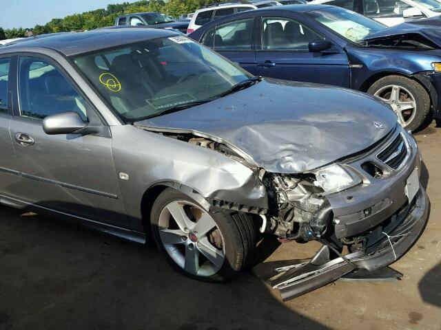 YS3FH46U161112175 - 2006 SAAB 9-3 AERO SILVER photo 9