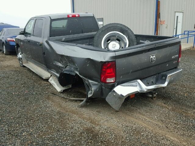 3C63DRGL7CG340792 - 2012 DODGE RAM 3500 S GRAY photo 3