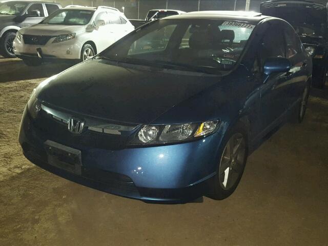 1HGFA16867L060658 - 2007 HONDA CIVIC BLUE photo 2