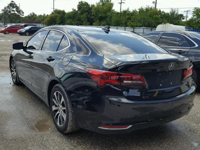 19UUB1F34FA001255 - 2015 ACURA TLX BLACK photo 3