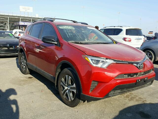 JTMZFREV4HJ117018 - 2017 TOYOTA RAV4 LE RED photo 1