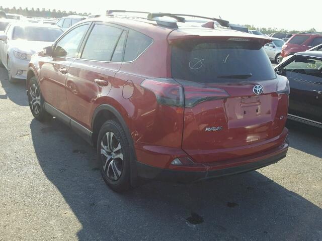 JTMZFREV4HJ117018 - 2017 TOYOTA RAV4 LE Qırmızı foto 3