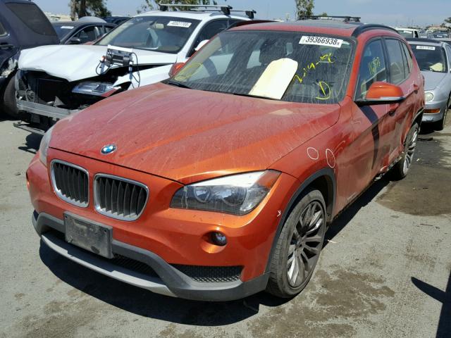 WBAVM1C52EVW48535 - 2014 BMW X1 SDRIVE2 ORANGE photo 2