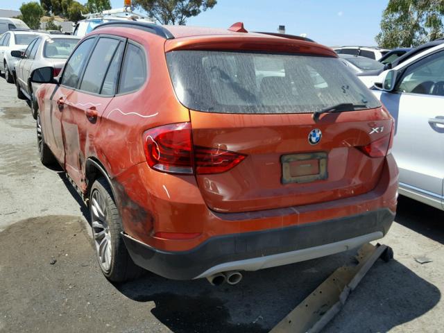 WBAVM1C52EVW48535 - 2014 BMW X1 SDRIVE2 ORANGE photo 3